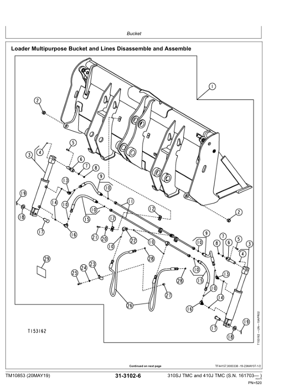 John Deere 310SJ 410J Backhoe Loader Repair Manual TM10853 - Image 9