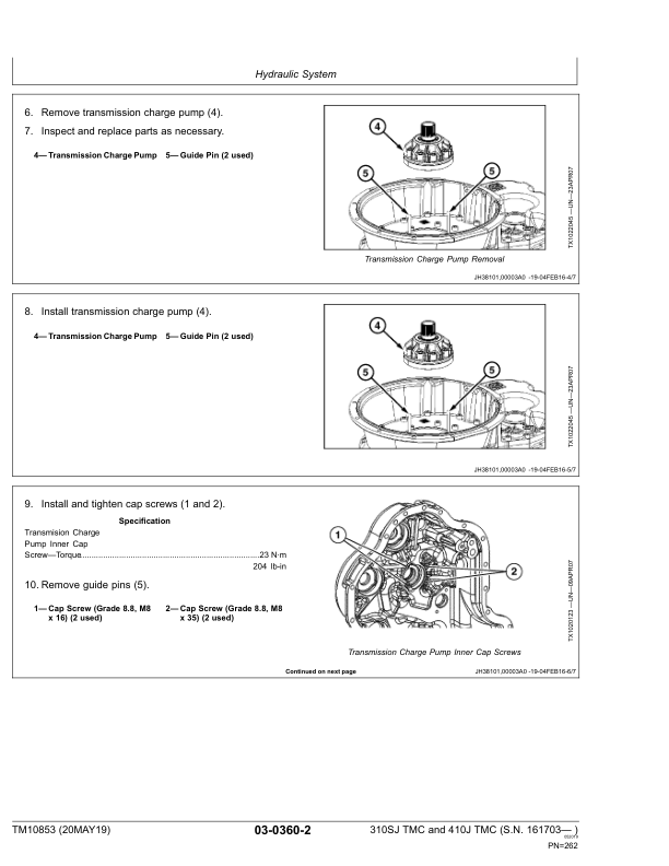 John Deere 310SJ 410J Backhoe Loader Repair Manual TM10853 - Image 6