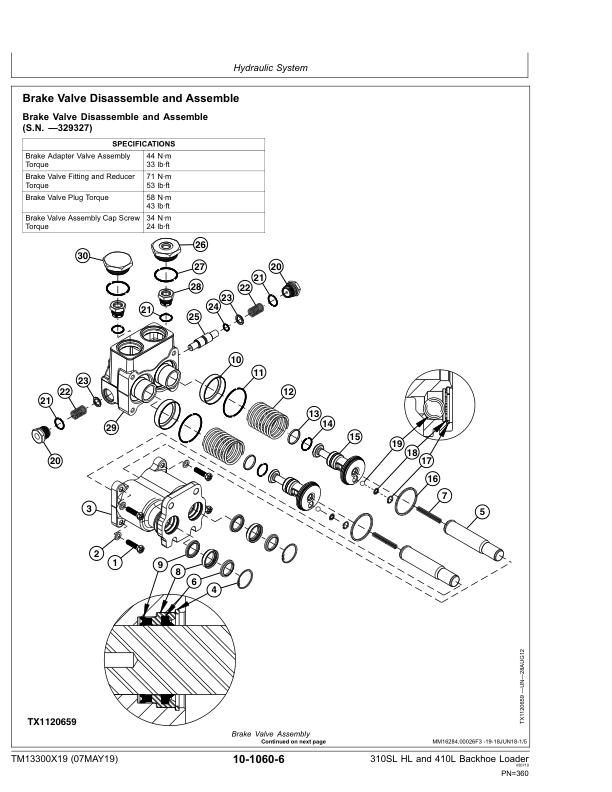John Deere 310SL HL 410L Backhoe Loader Repair Manual TM13300X19 - Image 9