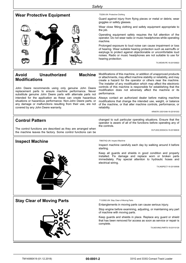 John Deere 331G 333G Compact Track Loader Repair Manual TM14068X19 - Image 8