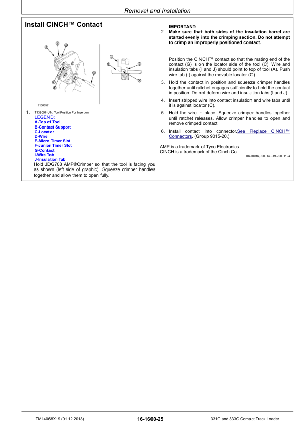 John Deere 331G 333G Compact Track Loader Repair Service Manual TM14068X19 - Image 11