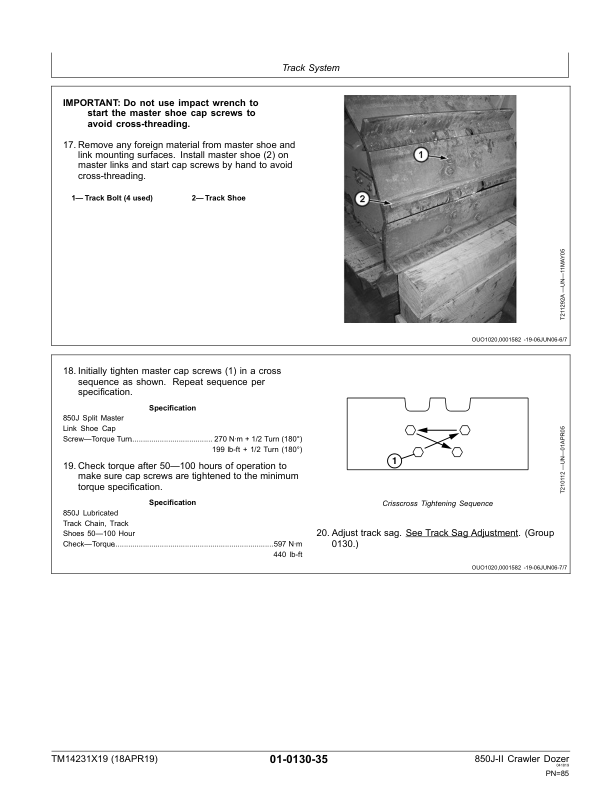 John Deere 850J-II Crawler Dozer Repair Manual TM14231X19 - Image 10