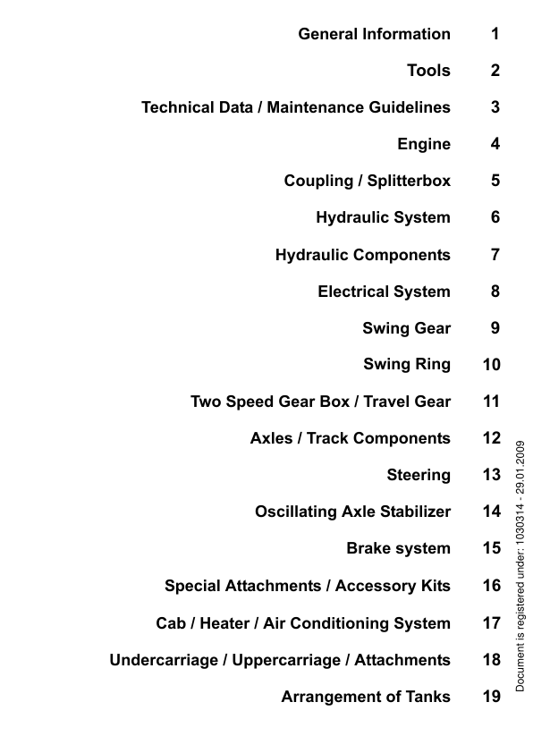 Liebherr A309 R317 Excavator Service Manual - Image 4