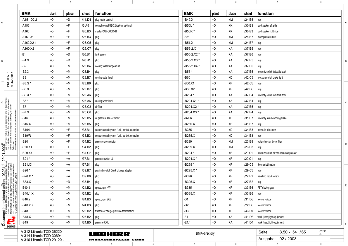 Liebherr A309 R317 Excavator Service Manual - Image 12