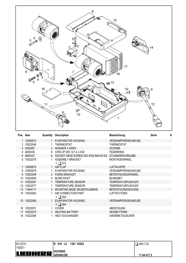 Liebherr R916 LC Excavator Parts Catalog - Image 9
