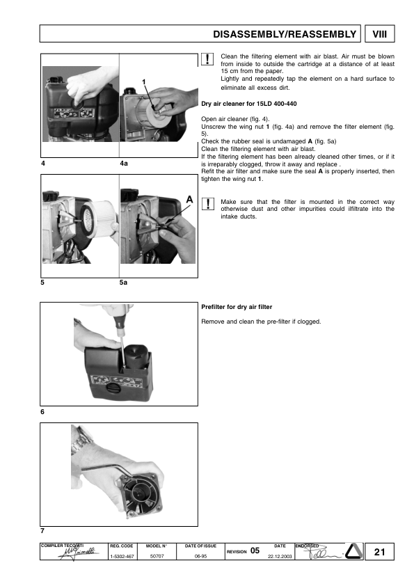 Lombardini 15LD Series Engines Service Manual 9806/3080 - Image 12