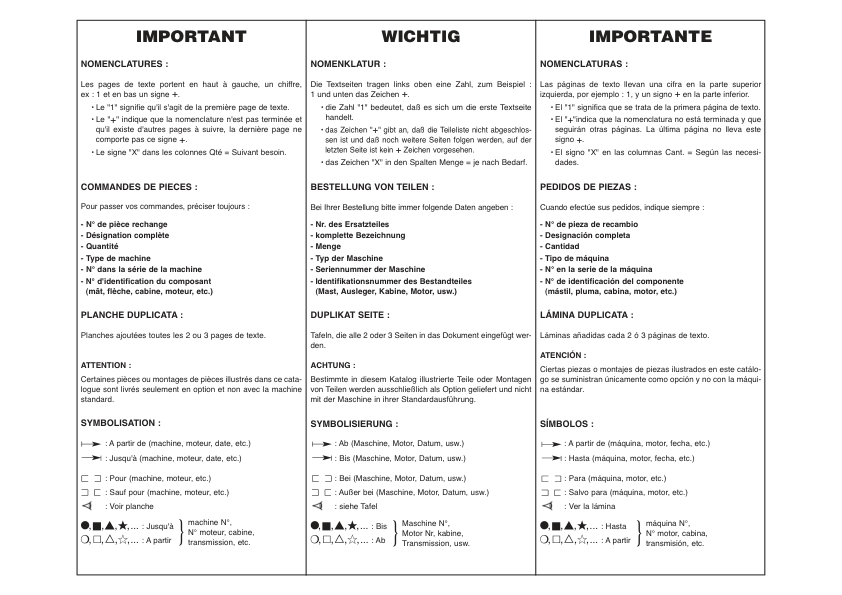 Manitou MLT629 MLT633 MLT730 MT732 MT932 Serie A Telehandler Parts Catalog - Image 3