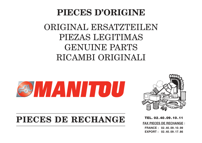 Manitou MLT629 MLT633 MLT730 MT732 MT932 Serie A Telehandler Parts Catalog - Image 5