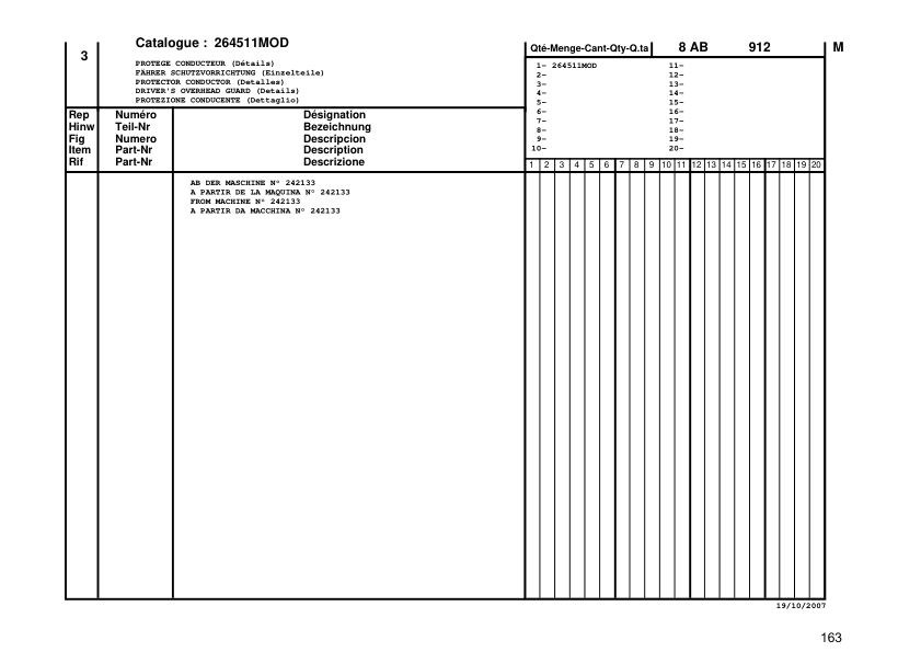 Manitou MSI30D MH25 4 Turbo Series 2-E3 Forklift Parts Catalog - Image 12