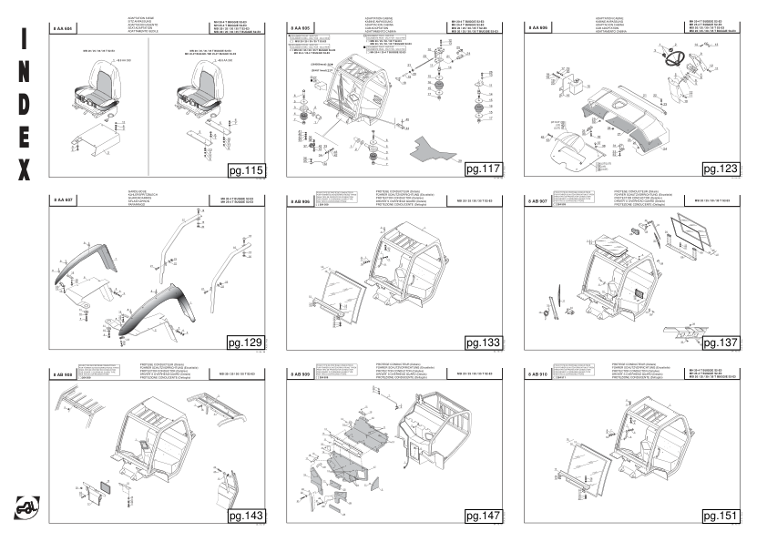 Manitou MSI30D MH25 4 Turbo Series 2-E3 Forklift Parts Catalog - Image 8