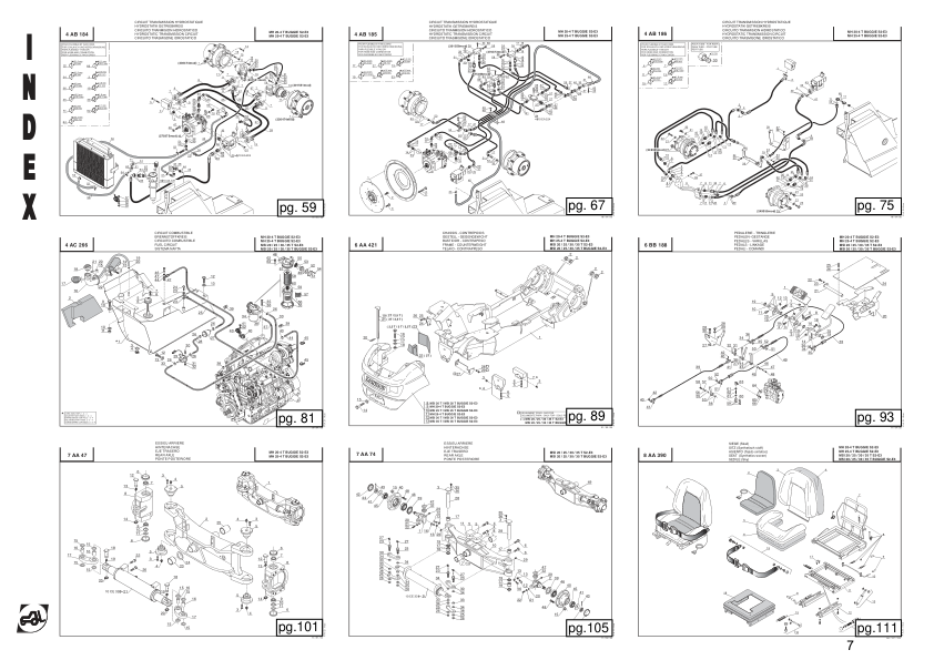 Manitou MSI30D MH25 4 Turbo Series 2-E3 Forklift Parts Catalog - Image 7
