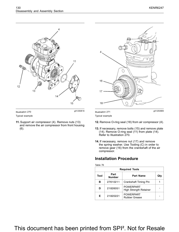 Perkins 1104D Industrial Engines Disassembly and Assembly Manual 9806/5850 - Image 12