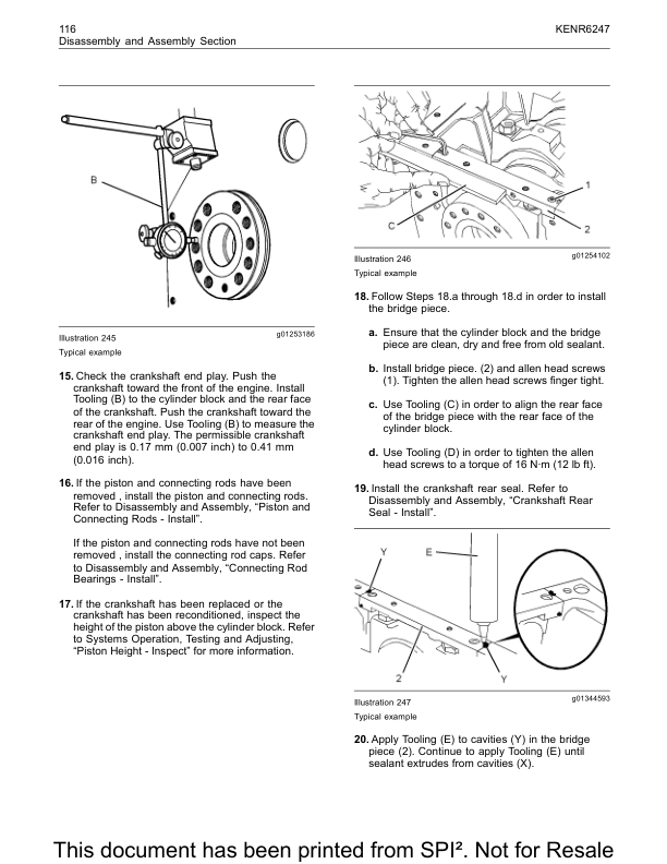 Perkins 1104D Industrial Engines Disassembly and Assembly Manual 9806/5850 - Image 11