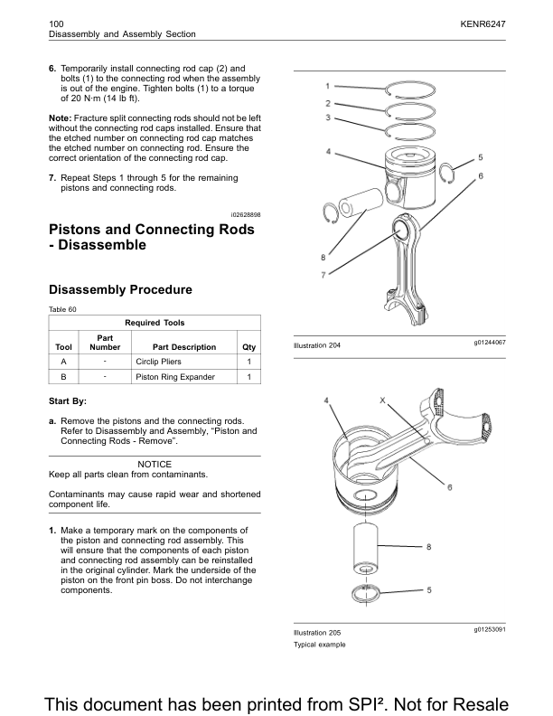 Perkins 1104D Industrial Engines Disassembly and Assembly Manual 9806/5850 - Image 10