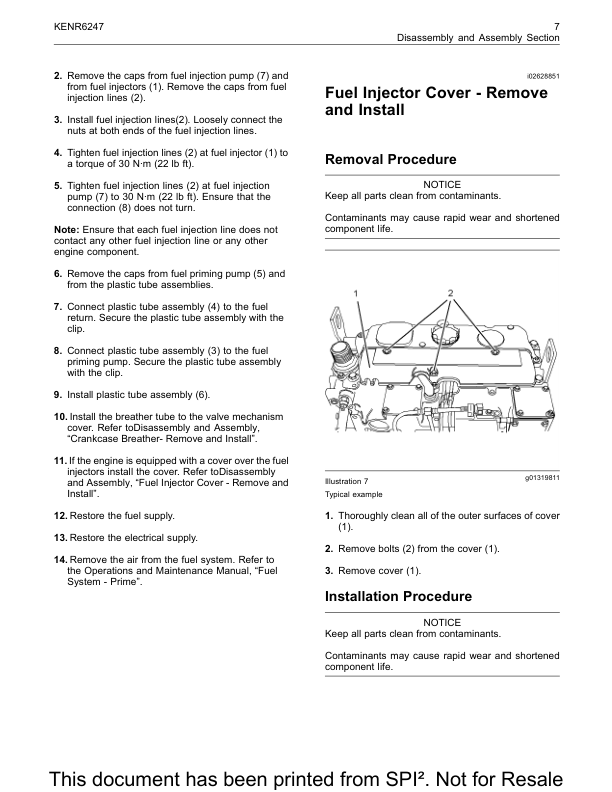 Perkins 1104D Industrial Engines Disassembly and Assembly Manual 9806/5850 - Image 7