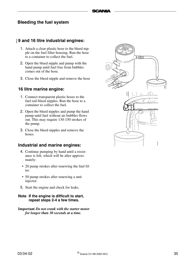 Scania Industrial Marine Engines Fuel System Workshop Manual 9806/5250 - Image 9