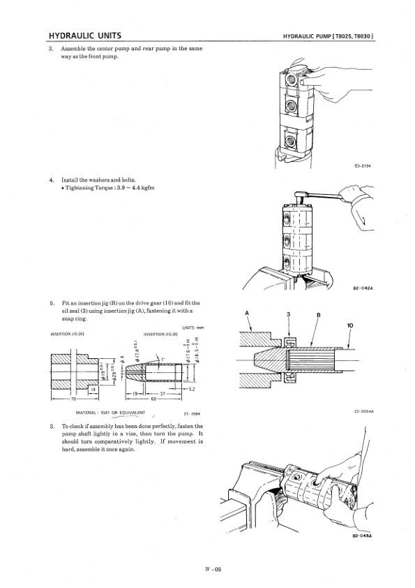 Takeuchi TB025 TB030 TB035 Excavator Service Manual - Image 5