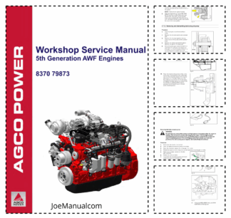 AGCO Power T4F Engine Workshop Service Manual 9806/6350