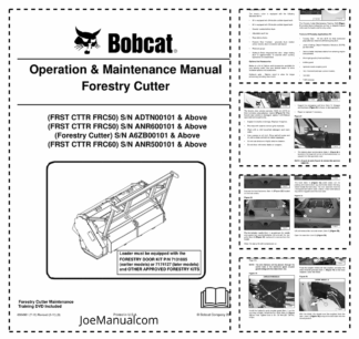 Bobcat Forestry Cutter Attachment Operation and Maintenance Manual