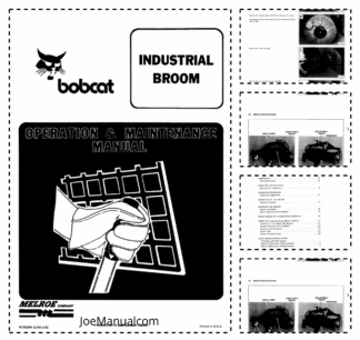Bobcat Industrial Broom Operation and Maintenance Manual