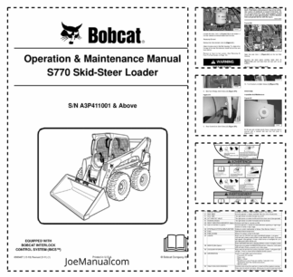 Bobcat S770 Loader Operation and Maintenance Manual A3P4 A3P4 rev2