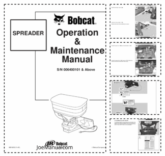 Bobcat Spreader Operation and Maintenance Manual