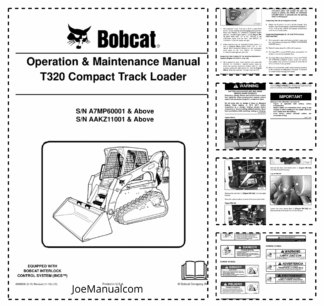 Bobcat T320 Compact Track Loader Operation and Maintenance Manual A7MP60001 AAKZ11001