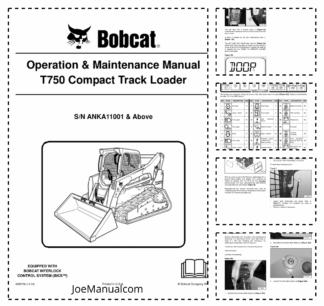 Bobcat T750 Compact Track Loader Operation and Maintenance Manual ANKA 2010