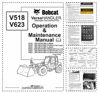 Bobcat V518 V623 Telescopic Tool Carrier Operation and Maintenance Manual