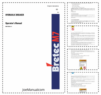 Bretec M7 Hydraulic Breaker Operators Manual