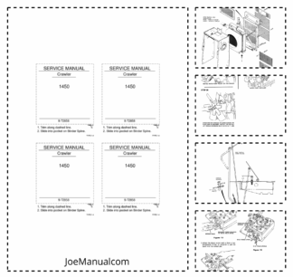 CASE 1450 Crawler Dozer Service Manual