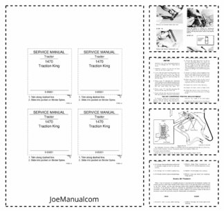 CASE 1470 Traction King Tractor Service Manual