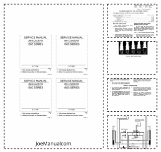 CASE 1500 Series Uni-Loaders Service Manual