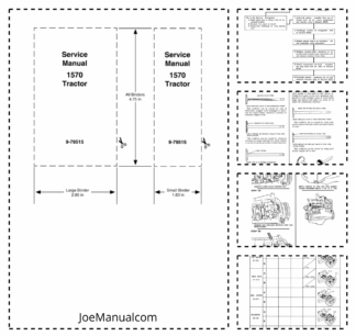 CASE 1570 Tractor Service Manual