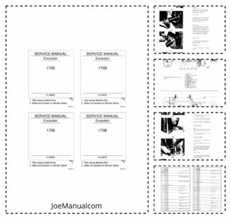 CASE 170B Excavator Service Manual