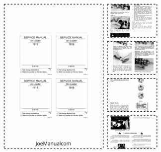 CASE 1818 Uni-Loader Service Manual