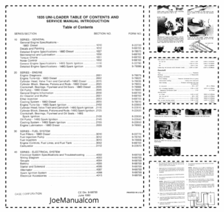 CASE 1835 Uni-Loader Service Manual