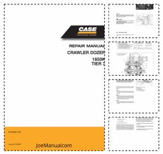 CASE 1850K Tier 3 Crawler Dozer Service Manual