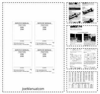 CASE 2090 2290 Tractors Service Manual