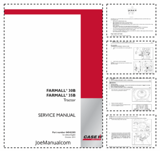 CASE 30B 35B Farmall Tractor Service Manual