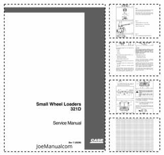 CASE 321D Small Wheel Loader Service Manual