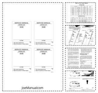 CASE 350B Crawler Dozer Service Manual