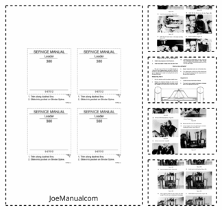 CASE 380 Loader Service Manual