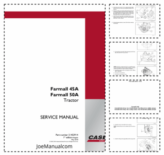 CASE 45A 50A Farmall Tractor Service Manual