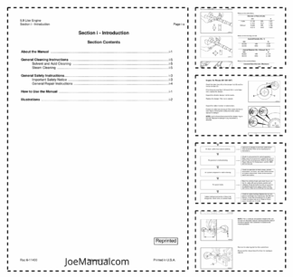 CASE 5.9 Liter Engine Troubleshoting and Repair Manual