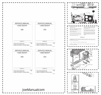 CASE 530 Backhoe Loader Service Manual