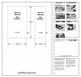 CASE 550 Crawler Dozer Service Manual