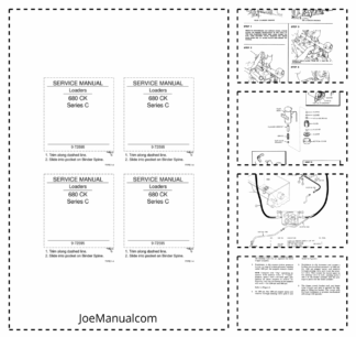 CASE 680CK Series C Loaders Service Manual
