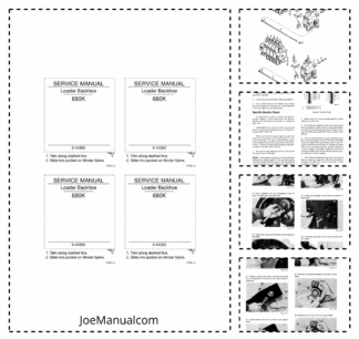 CASE 680K Backhoe Loader Service Manual