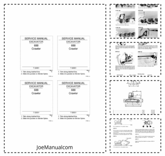 CASE 688 Excavator Service Manual